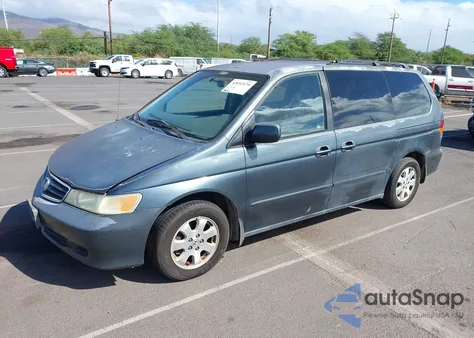 2003 Honda Odyssey Ex-L from USA, damaged, VIN 5FNRL189X3B138710